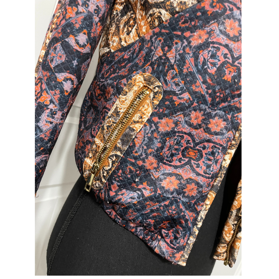 Jacquard Mixed Print Jacket