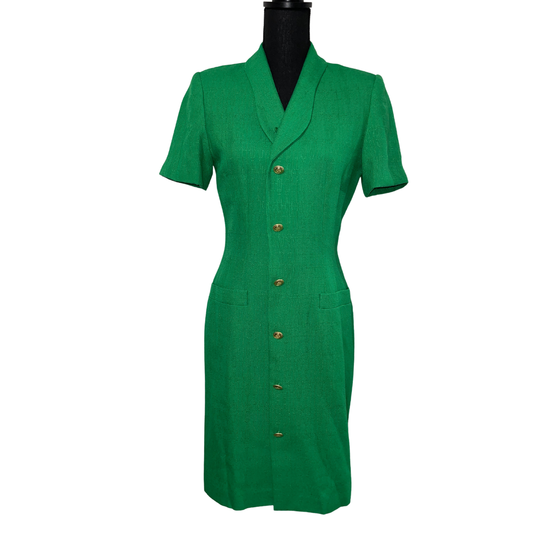 Money Green Blazer Dress/ Duster