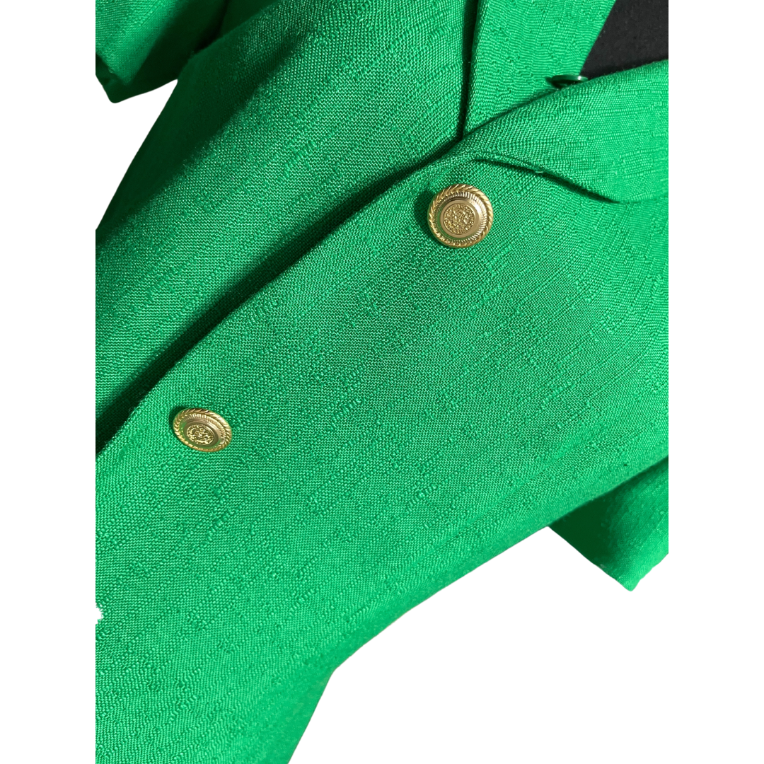 Money Green Blazer Dress/ Duster