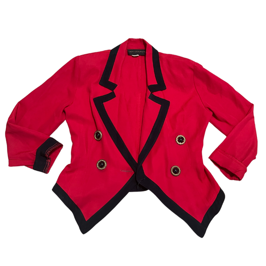 Red Crop "Janet" Blazer Sz 6