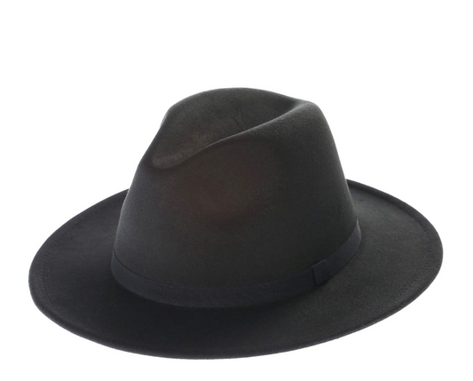 Classic Black Fedora